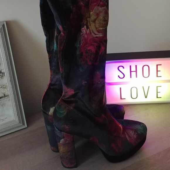 Madden Girl Shoes - Madden Girl Velvet Over the Knee Boots